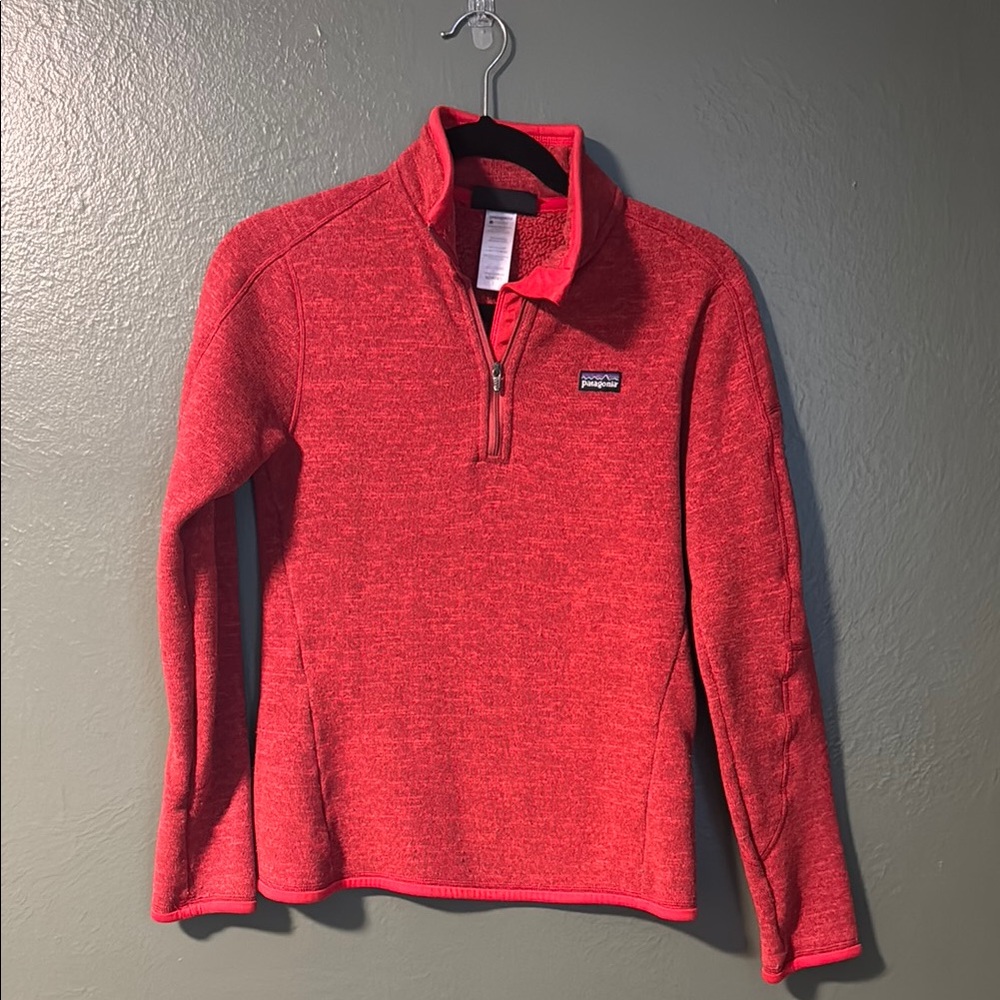 Patagonia Red Quarter-Zip Pullover